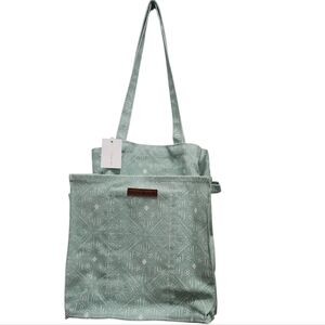 NEW ARCHER & OLIVE Large Stylish Mint Green Storage Tote Bag GIFT